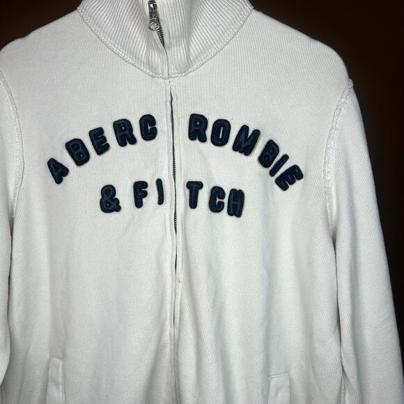 Y2K Abercrombie & Fitch Zip-Up Fleece Sweater - Picture 4 of 7